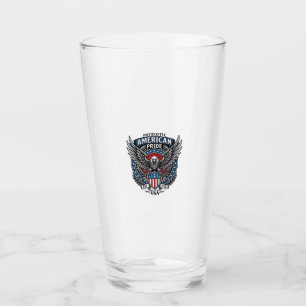 Patriotischer Kampfhabicht Patriotischer Adler & H Glas