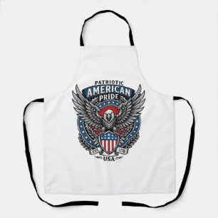 Patriotischer Kampfhabicht Patriotischer Adler & H Schürze