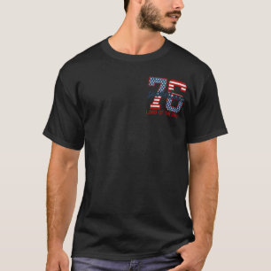 Patriotischer Kampfjet Amerikanische Flagge Vierte T-Shirt