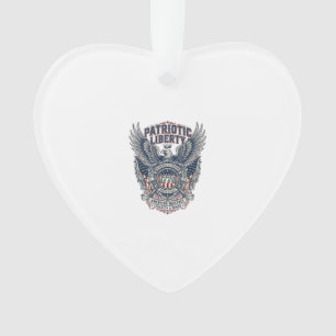 Patriotischer Kampfschild 1776 Militärisch Inspiri Ornament