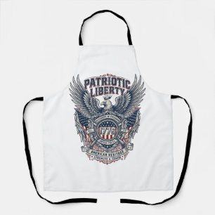 Patriotischer Kampfschild 1776 Militärisch Inspiri Schürze