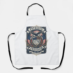 Patriotischer Kampfschild 1776 Militärisch Inspiri Schürze