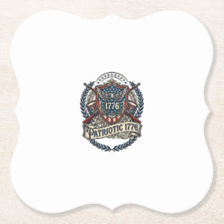 Patriotischer Kampfschild 1776 Militärisch Inspiri Untersetzer