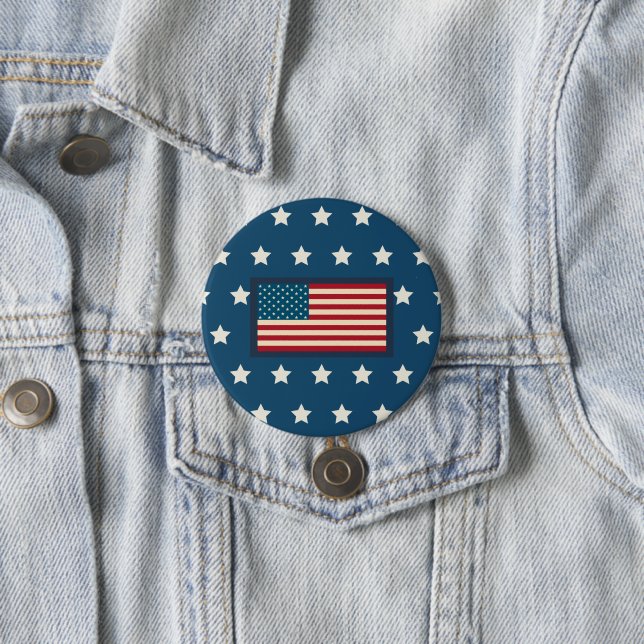 Patriotischer Knopf Button (Beispiel)