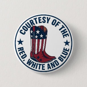 Patriotischer Kreis – Mit freundlicher Genehmigung Button