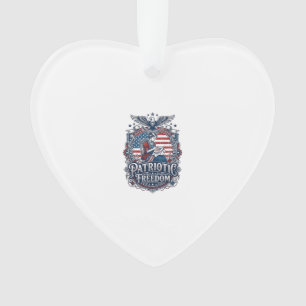 Patriotischer Kreuzstich-Vektor-Grafik-T-Shirt_1 Ornament