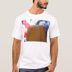 Patriotischer Kürbis T-Shirt