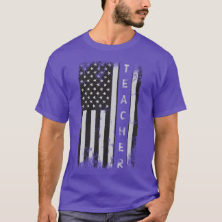 Patriotischer Lehrer Familie T-Shirt