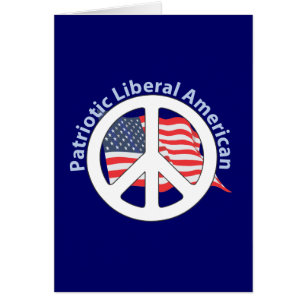Patriotischer liberaler Amerikaner
