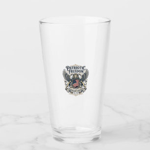 Patriotischer Löwe Adler Wächter Tier Hybrid Patri Glas