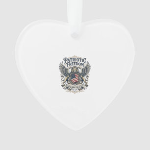 Patriotischer Löwe Adler Wächter Tier Hybrid Patri Ornament