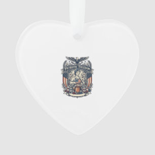 Patriotischer Marmeladenhersteller Ornament
