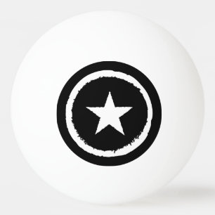 Patriotischer Militärarmee-Kriegs-weißes Tischtennisball