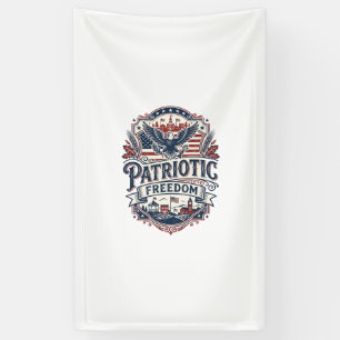 Patriotischer Mittelwesten Kleinstadt Stolz Vektor Banner