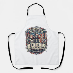Patriotischer Motor Patriot Biker Road Freiheit Pa Schürze