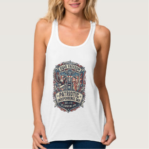 Patriotischer Motor Patriot Biker Road Freiheit Pa Tank Top