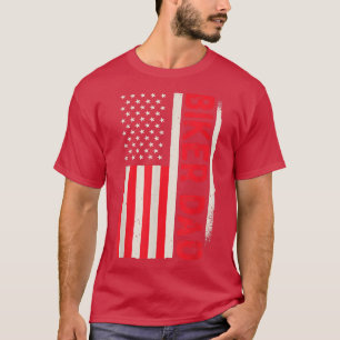 Patriotischer Motorrad-Lover-Motorradfahrer Vater T-Shirt