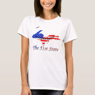 Patriotischer oberer Halbinsel Yooperland 51. T-Shirt