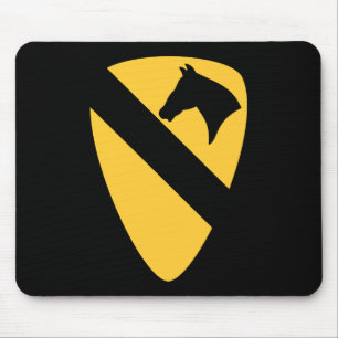 Patriotischer Patch der ersten Cavalry Division Mousepad