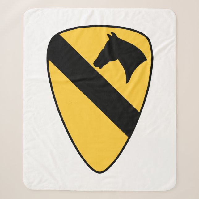 Patriotischer Patch der ersten Cavalry Division Sherpadecke (Vorderseite)