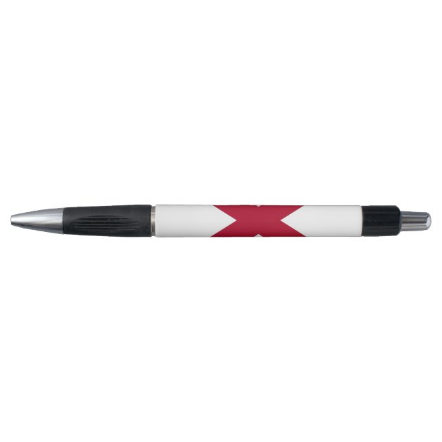 Patriotischer Pen mit der Fahne des Alabama Staat, Kugelschreiber (Vorderseite)