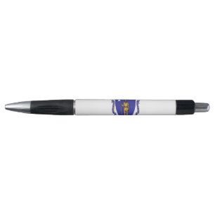 Patriotischer Pen mit der Fahne von Massachusetts Kugelschreiber