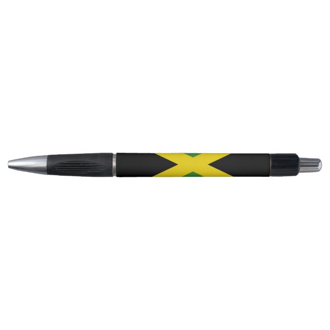 Patriotischer Pen mit der Flagge Jamaikas Kugelschreiber (Vorderseite)