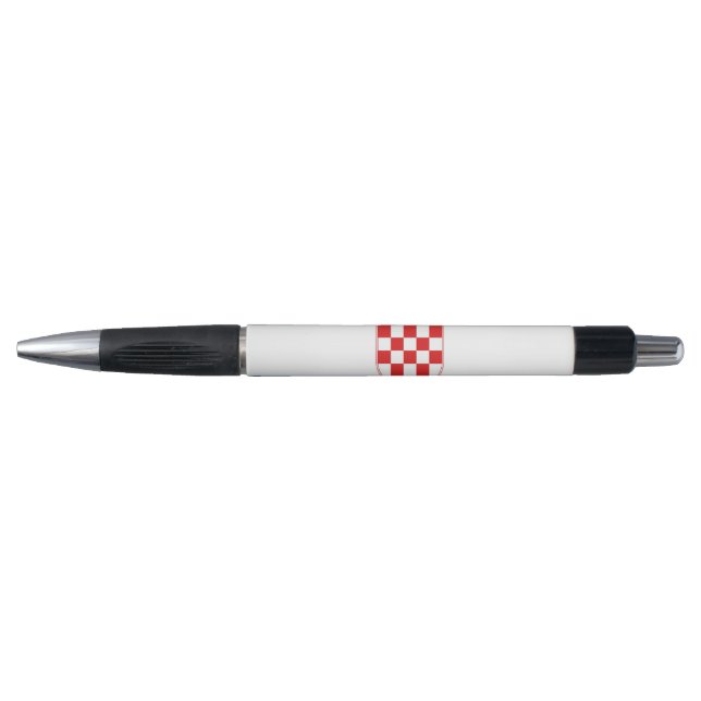 Patriotischer Pen mit der Flagge Kroatiens Kugelschreiber (Vorderseite)