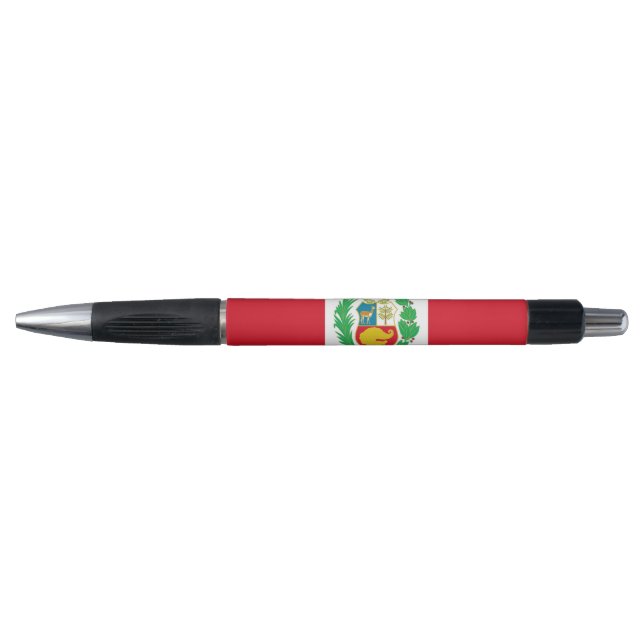 Patriotischer Pen mit der Flagge Perus Kugelschreiber (Vorderseite)
