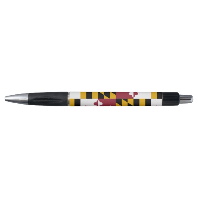 Patriotischer Pen mit der Flagge von Maryland Staa Kugelschreiber (Vorderseite)