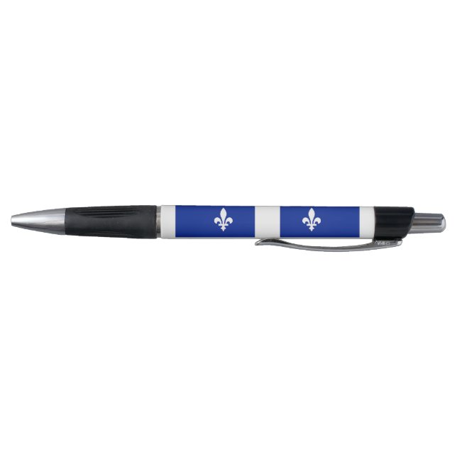 Patriotischer Pen mit der Flagge von Quebec, Kanad Kugelschreiber (Unterseite)