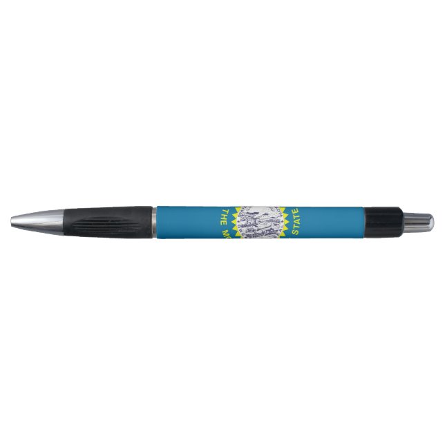 Patriotischer Pen mit der Flagge von South Dakota, Kugelschreiber (Vorderseite)