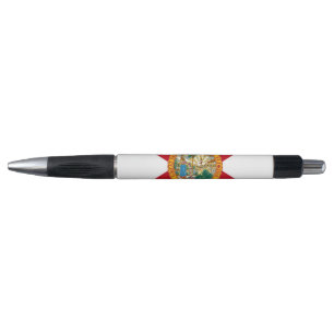 Patriotischer Pen mit Fahne aus Florida, USA. Kugelschreiber