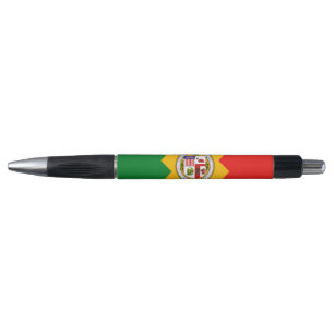 Patriotischer Pen mit Fahne von Los Angeles, USA. Kugelschreiber