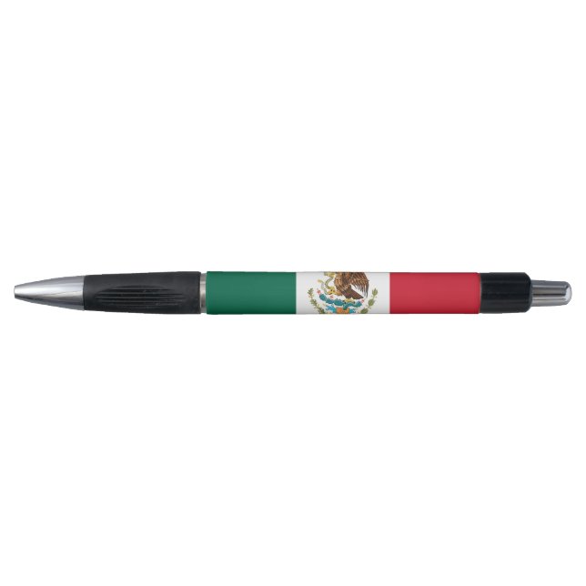 Patriotischer Pen mit Flagge Mexikos Kugelschreiber (Vorderseite)