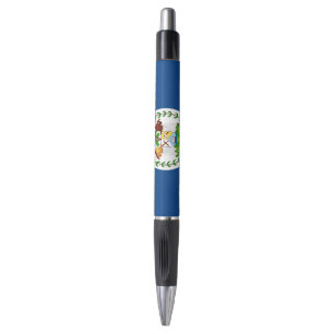 Patriotischer Pen mit Flagge von Belize Kugelschreiber