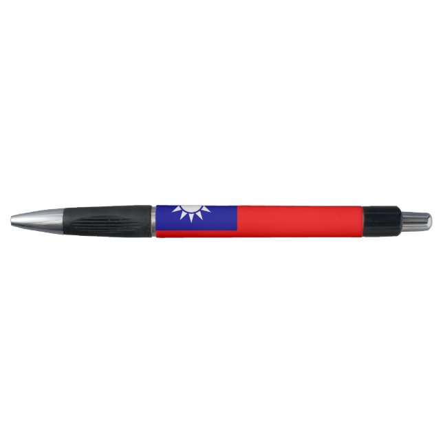 Patriotischer Pen mit taiwanischer Flagge Kugelschreiber (Vorderseite)