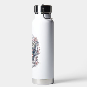 Patriotischer Pferdeliebhaber Vektorgrafik T-Shirt Trinkflasche