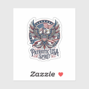 Patriotischer Phoenix-Hybrid Patriot Tier-Hybrid P Aufkleber