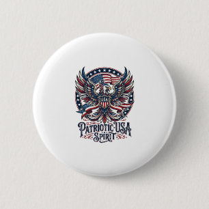 Patriotischer Phoenix-Hybrid Patriot Tier-Hybrid P Button