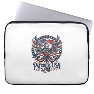 Patriotischer Phönix-Hybrid Patriot Tier-Hybrid Pa Laptopschutzhülle