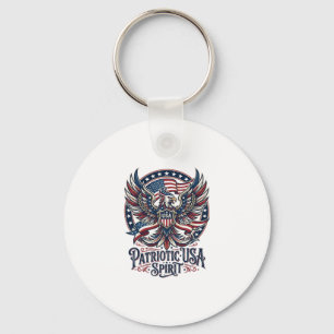Patriotischer Phönix-Hybrid Patriot Tier-Hybrid Pa Schlüsselanhänger