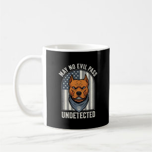 Patriotischer Pitbull-Wachhund Kaffeetasse