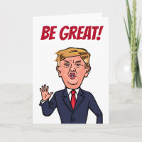 Patriotischer Präsident Donald Trump Funny Cartoon