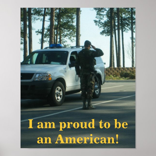 Patriotischer Pride1 Poster (Vorne)