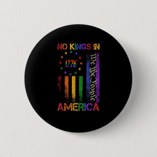 Patriotischer Protest Keine Könige In Amerika Button