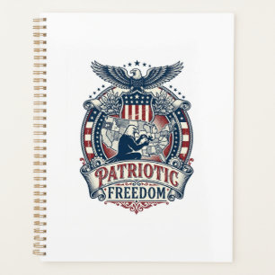 Patriotischer Rätselliebhaber Vektorgrafik T-Shirt Planer