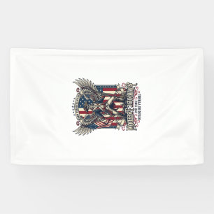 Patriotischer Revolutionskrieg Skelett Dunkler Pat Banner