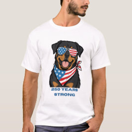 Patriotischer Rottweiler T-Shirt