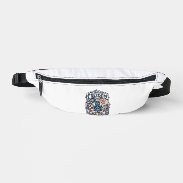 Patriotischer Sauerteigbäcker Bauchtasche (Vorderseite)